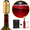 Gold, variant on LINKSTYLE.LIFE Electric Wine Aerator Pourer with LED Bottle Light and Display Stand, One-Touch Battery-Powered Wine Accessory, Gold
