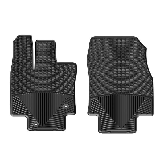 WeatherTech All-Weather Floor Mats compatible with Toyota Highlander Hybrid, Highlander - 1st Row (Driver & Passenger), Black