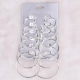 thumbnail image 2 of 6 Paires de Boucles d'Oreilles Créatives en Alliage, 2 of 6
