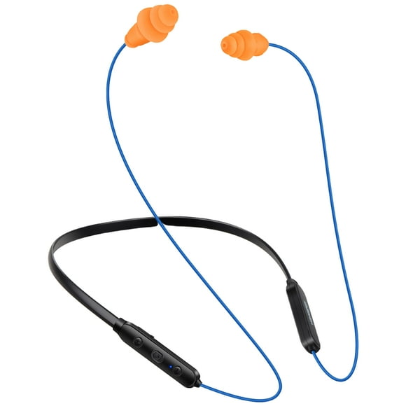 HomeSpot Auriculares inalámbricos con banda para el cuello con reducción de ruido con Qualcomm aptX HD, 27 dB NRR, micrófono y controles con cancelación de ruido CVC y tiempo de reproducción de 20 hor