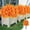 Orange#713, variant on Artificial Outdoor Fake Flowers Bundle | Silk Faux Plants, Weatherproof Plastic, 20" Lifelike Decor for Porch Patio Garden Window Box, Multicolor Options, Low Maintenance