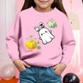 thumbnail image 2 of Ccpelsie Boys' Fleece Crew Neck Long Sleeve Sweatshirt - Soft Pullover Sweaters for Youth Kids Boys(Pink,2Y), 2 of 4