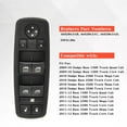 thumbnail image 4 of For 2009 2010 2011 2012 Dodge Ram 1500 2500 3500 Driver Side Power Window Switch, 4 of 6