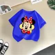 thumbnail image 3 of Bonita camiseta informal de Disney Minnie para niños, camiseta de moda urbana de verano para niñas, camiseta de cuello redondo para niños, camisetas deportivas para niños al aire libre, 3 of 4