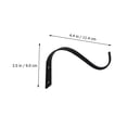 thumbnail image 2 of 4Pcs Hanging Flowerpot Bracket Hooks Garden Hook Practical S-Shape Hooks, 2 of 8