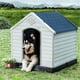 thumbnail image 2 of Casa para Perros Costway Impermeable y Ventilada Blanco y Azul 70 x 65 x 71,5 cm, 2 of 10