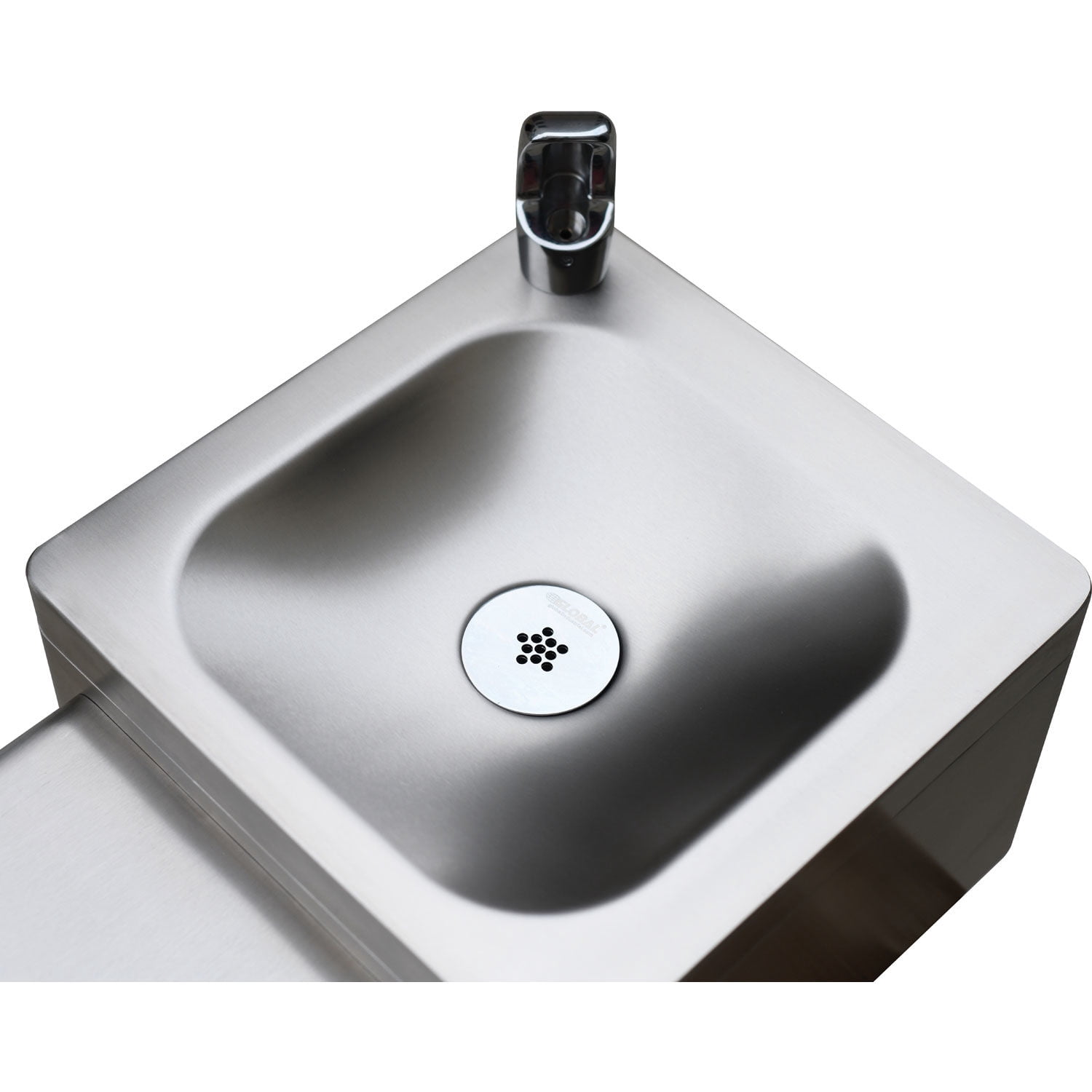 Outdoor Bottle Filler & Bi-Level Drinking Fountain & Pet Station, Stainless Steel