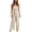 Yellow, variant on Women's Adorable Bodysuit Top Backless Jumpsuits Autumn Bunched Casual Bandeau Pant Jumpers and Rompers Green 6