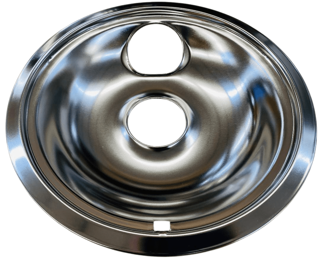 Range Top Drip Pans for Whirlpool, Sears, 3 of W10196406 & 1 of W10196405