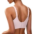 thumbnail image 2 of ATENAR Bras for Women,Wireless Bras for Women,Womens Bras,Breathable,Comfort Fit,Solid,Nylon,Pink,S(US:4), 2 of 9
