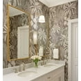 thumbnail image 4 of S4Sassy Peel & Stick Vinyl Wallpaper, Botanical Jungle Wallpaper Contact Paper Waterproof - Gray, 25"X 240", Removable Wall Covering For Home Decor In Bedrooms, Renter Spaces, Cabinets, 4 of 9