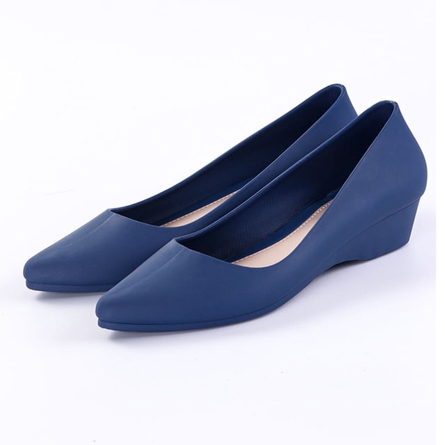 Zapatos de gelatina de color sólido de verano Sandalias de zapatos de mujer de fondo suave antideslizante de moda Wmkox8yii shjk2161