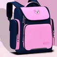 thumbnail image 2 of Elementary School Backpack Large Capacity Polyester Nylon School Bag for Kids Large Size(15X11.4X6.3In), 2 of 6