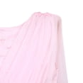 thumbnail image 4 of Little Girls Pink Shoulder Sash Bow Bridal Party Dress 3, 4 of 7