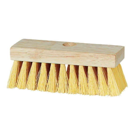 DQB Industries Roof Brush 11958 - Medium Polypropylene Bristles - 7 In. x 2 In.