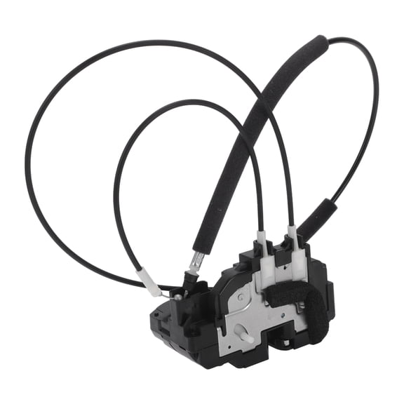Motor de actuador de bloqueo de puerta eléctrica del lado del pasajero trasero con cable para Nissan Titan No. 82500ZT10A Negro