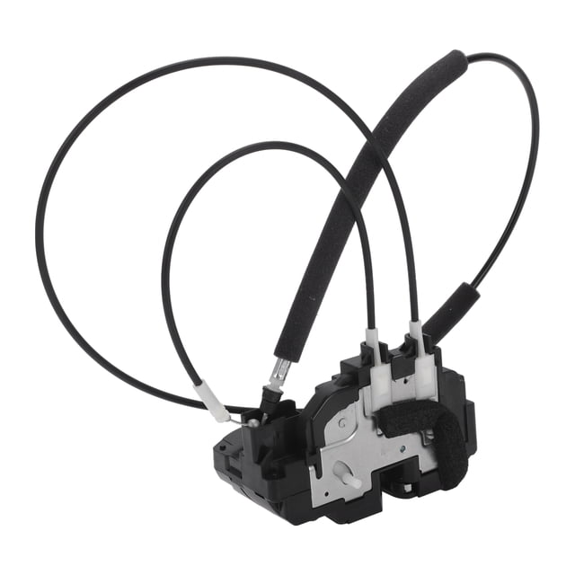 Motor de actuador de bloqueo de puerta eléctrica del lado del pasajero trasero con cable para Nissan Titan No. 82500ZT10A Negro
