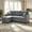 Light Gray, variant on AUU Mid-Century Modern L-Shaped Convertible Sleeper Sofa with Pull-Out Bed, Reversible Chaise & Storage – Dark Gray Breathable Fabric, Small Space Solution for Living Room