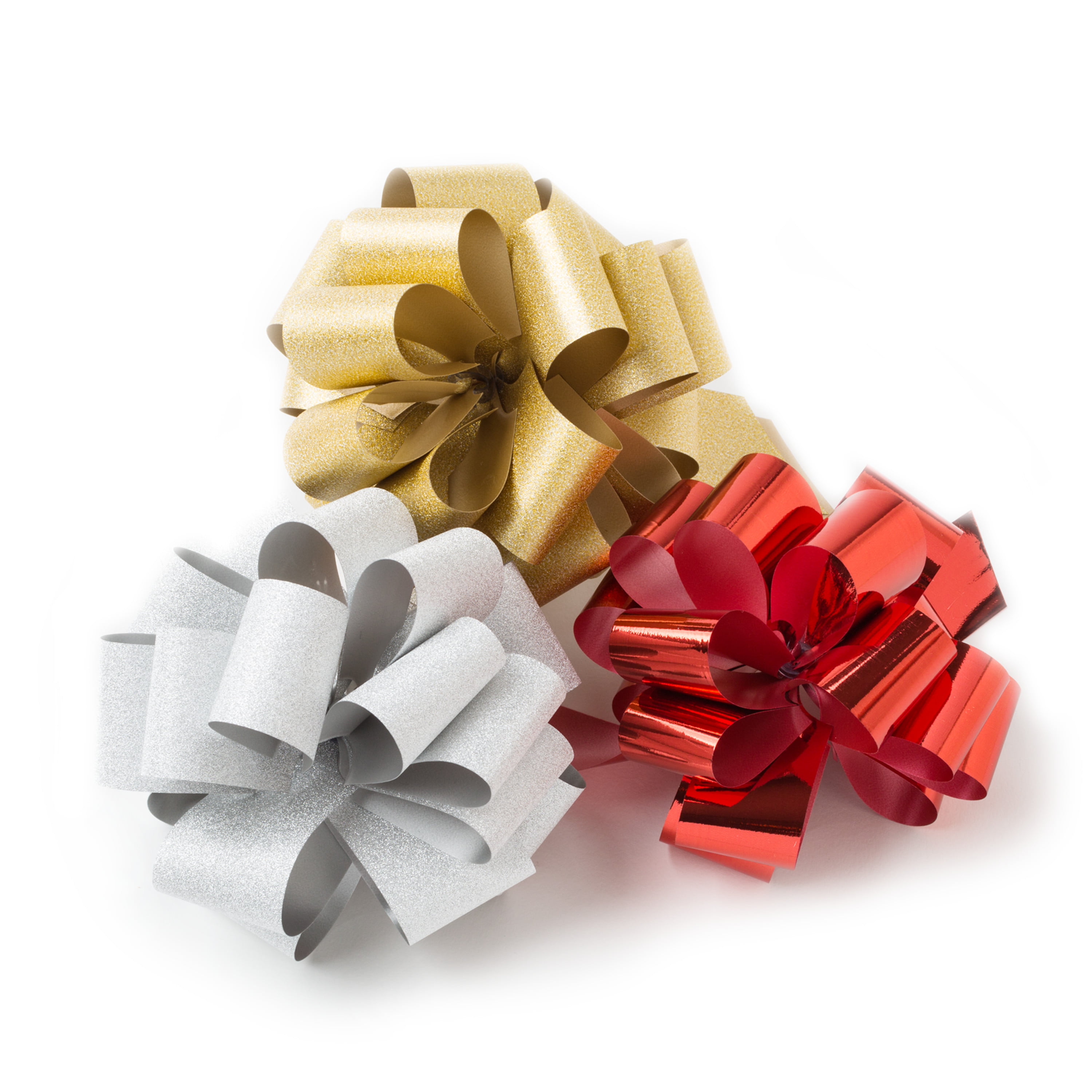 Gold " Christmas Gift Ribbons 30 Feet Cord Ribbon  " Red Green Gold" " Silver 