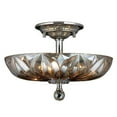 thumbnail image 2 of Mansfield Collection 4 Light Chrome Finish and Clear Crystal Bowl Semi Flush Mount Ceiling Light 16" Medium, 2 of 3