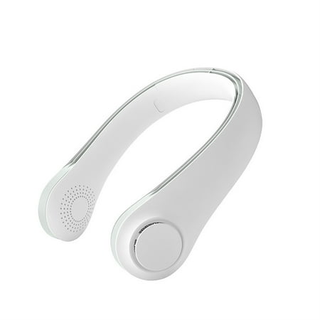 

Portable Neck Fan Mini Bladeless Fan Neck Fan 2400mAh USB Rechargeable Fan Mute Sports Fans for Home Office Outdoor Travel