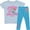 Blue, variant on Disney The Little Mermaid Leggings Clothing Set, Ariel Short Sleeve T-Shirt and Leggings Set- Girls Sizes 4-16