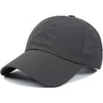 thumbnail image 3 of Gorra de verano para hombre, gorra deportiva híbrida gris oscuro, gorra con cola de caballo con protección UV, adecuada para correr, golf, ciclismo y senderismo (circunferencia de la cabeza: 57-58 cm), 3 of 4