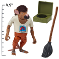 thumbnail image 3 of Mutant s Mutant Mayhem Young Splinter Action Figure, 3 of 4