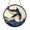 Acrylic 3.5 Inch, variant on Fin Whale Ocean Suncatcher Hanging Round Window Present Vibrant Art