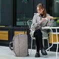 thumbnail image 5 of Rolling Duffle Bag with Wheels, 24" Trolley Travel Bag, Carry On Luggage Travel Suitcase, Overnight Weekender Bag for Unisex Adult, 5 of 6