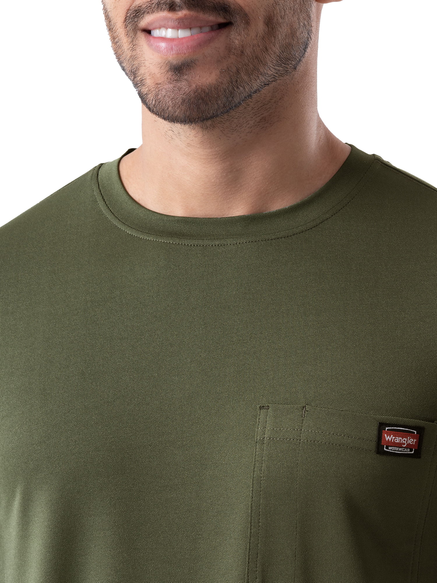 Wrangler Workwear Men's Short Sleeve Performance T-Shirt 