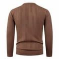 thumbnail image 5 of Chiccall Men's Thermal Sweater Knitted Slim Winter Warm Stretch Basic Crew Neck Pullover Sweaters, 5 of 7