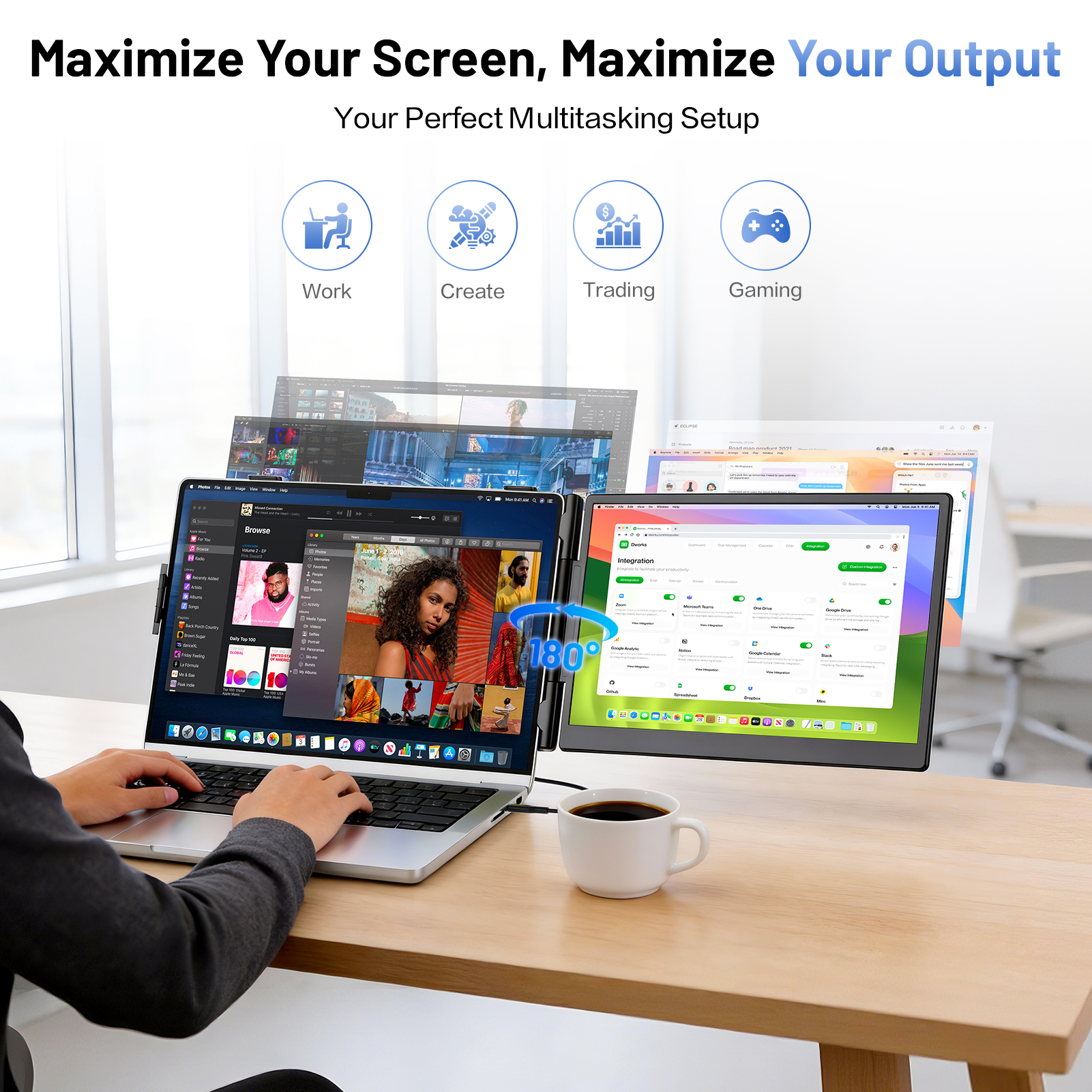 Venrk 14-Inch Portable Laptop Monitor photo 2