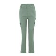 thumbnail image 3 of Sngxgn Women's Cargo Pants Baggy Wide Leg Pants Y2k Vintage Casual Trousers(Green,S), 3 of 8