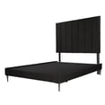 thumbnail image 4 of Box Base Cama Slim Matrimonial+ Cabecera Argos Negro, 4 of 8