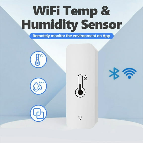 Temperature Instruments Wifi Bluetooth Temperature And Humidity Sensor Detector Indoor Wireless Temperature And Humidity Sensor