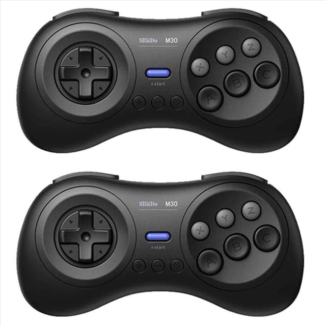 2X Mando Bluetooth M30 para para Switch, PC, , Steam, Color Negro