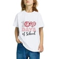 thumbnail image 4 of Frwgonr Toddler Shirts Boys Girls White Kids 100th Day of School T-Shirt Celebration Top 3-14, 4 of 5