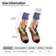 thumbnail image 5 of SAMURAI RABBIT Socks Athletic Sport Colorful Novelty Graphic Crew Tube Socks Warm For Men WomenPerfect Gift, 5 of 5