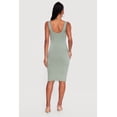 thumbnail image 3 of Women's Rib Knit Notch Neck Tank Midi Dress, 3 of 3