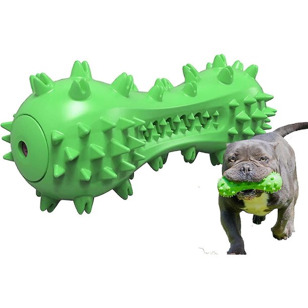 Juguete masticable para perros agresivos LIUXGMXG chirrido verde