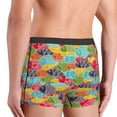 thumbnail image 4 of Rateoe Colorful Fish 2 Mens Boxer Briefs Poly Spandex Performance Boxer Briefs Underwear Hem Boxer Briefs - Small, 4 of 8