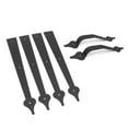 thumbnail image 2 of Qukaim Garage Door Hinge Handle Carbon Steel Garage Door Handle Decorative Hinge Handle for Door Shed Garage Cabinet, 2 of 8