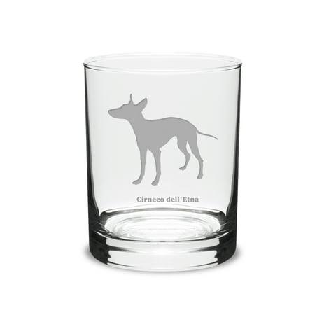 

Cirneco Dell Etna Deep Etched 14 oz Classic Double Old Fashion Glass