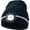 Navy Blue, variant on Reflective Stripe LED Beanie Safety High Visibility Winter Hat with Light for Outdoor Work Sports Gifts for Men Dad  Women Mam