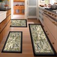 thumbnail image 2 of Floral Kitchen Rugs Sets of 3, Non Slip Kitchen Rugs and Mats Washable Farmhouse Kitchen Rugs Floral Kitchen Floor Mat Carpet Runner Rugs for Hallway Laundry Room, 2 of 12