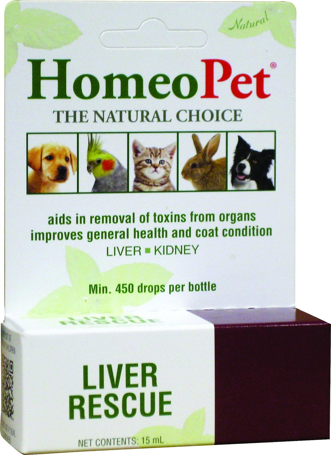 Homeopet Liver Rescue for Pets, 15 ml