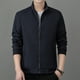 thumbnail image 3 of Chaqueta cortavientos de color liso con cremallera para hombre, chaqueta de gran tamaño para otoño, abrigo de primavera para hombre, chaquetas de acampada para hombre, ropa de trabajo ajustada para ho, 3 of 5