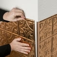 thumbnail image 3 of FASÄDE 47 in. Decorative Vinyl Outside Corner Trim Polished Copper (5 Pack), 3 of 7