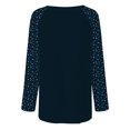 thumbnail image 5 of Pompotops Blouse Décontractée Tribale Imprimée à Manches Longues Col Rond pour Femmes, 5 of 5